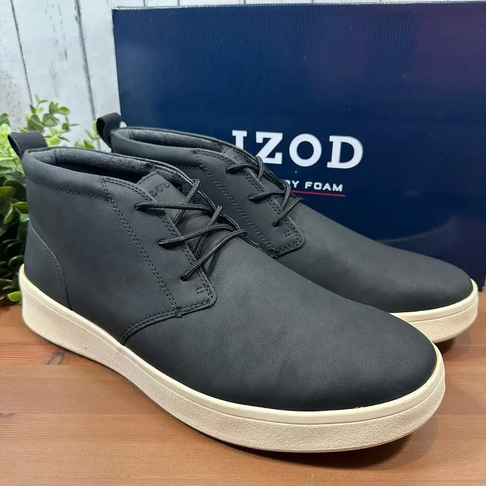 IZOD Men's Palmer Chukka Boots Black Size 10